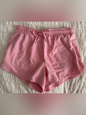 Women's Running Shorts with Liner and 3 Zipper Pockets